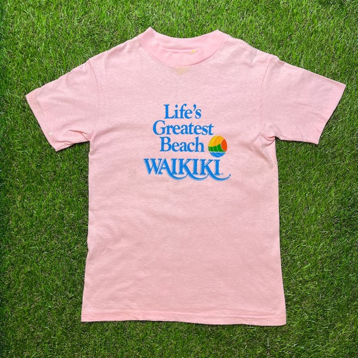 80s WAIKIKI Souvenir T-Shirt | Vintage.City 古着屋、古着コーデ情報を発信
