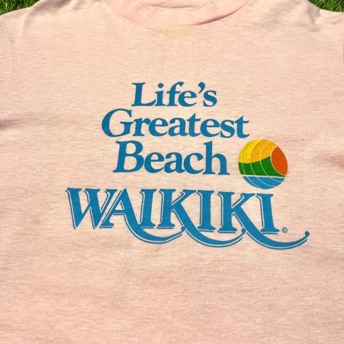 80s WAIKIKI Souvenir T-Shirt | Vintage.City 빈티지숍, 빈티지 코디 정보