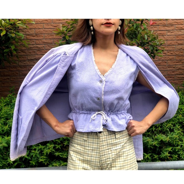 70s Lavender spring top & jacket SETUP | Vintage.City Vintage Shops, Vintage Fashion Trends