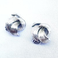 Silver leaf earring | Vintage.City ヴィンテージ 古着