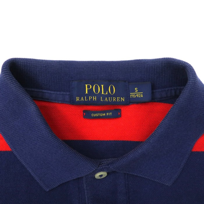 POLO RALPH LAUREN ボーダーポロシャツ 170 レッド コットン | Vintage.City 古着屋、古着コーデ情報を発信