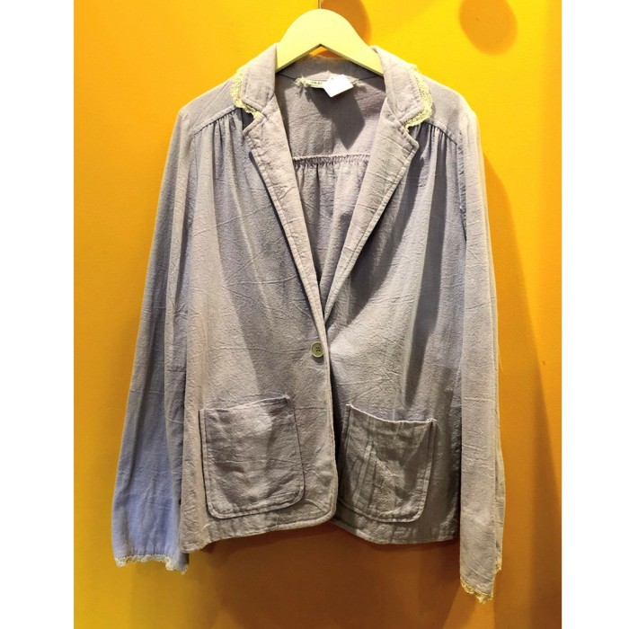 70s Lavender spring top & jacket SETUP | Vintage.City 古着屋、古着コーデ情報を発信
