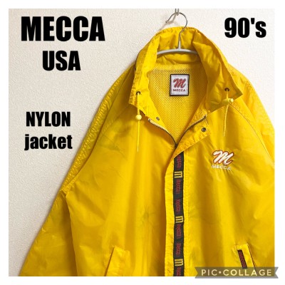 新品 90s USA製 メッカ 長袖Ｔシャツ ネイビー XL Mecca USA