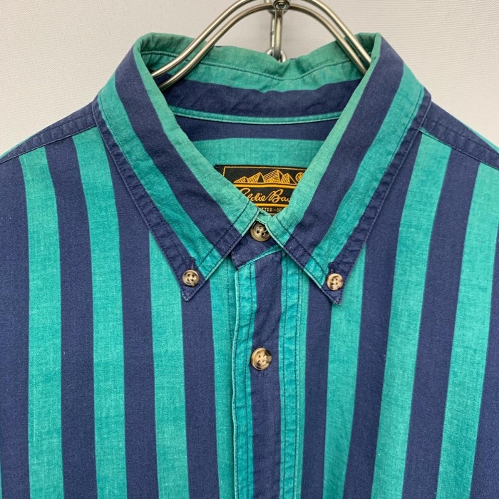 1980’s-90’s “Eddie Bauer” L/S Stripe SH | Vintage.City 古着屋、古着コーデ情報を発信