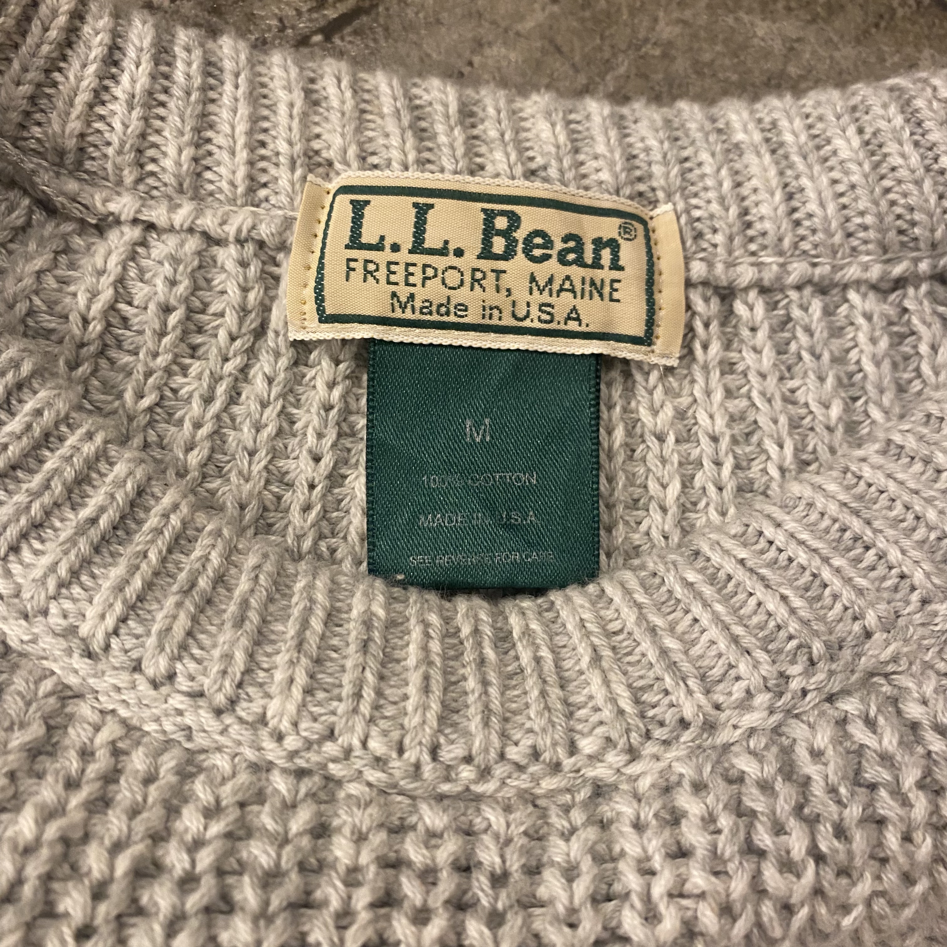 L.L.Bean コットンニットセーター | Vintage.City