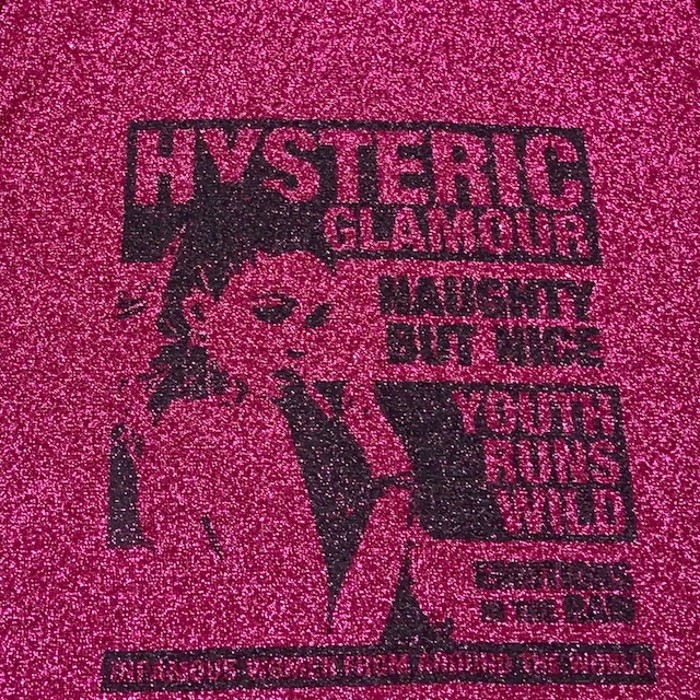 old "HG"pink Glitter Knitted shirt | Vintage.City 빈티지숍, 빈티지 코디 정보
