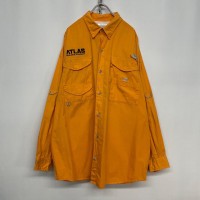 “Columbia PFG” Fishing Shirt ORANGE | Vintage.City ヴィンテージ 古着