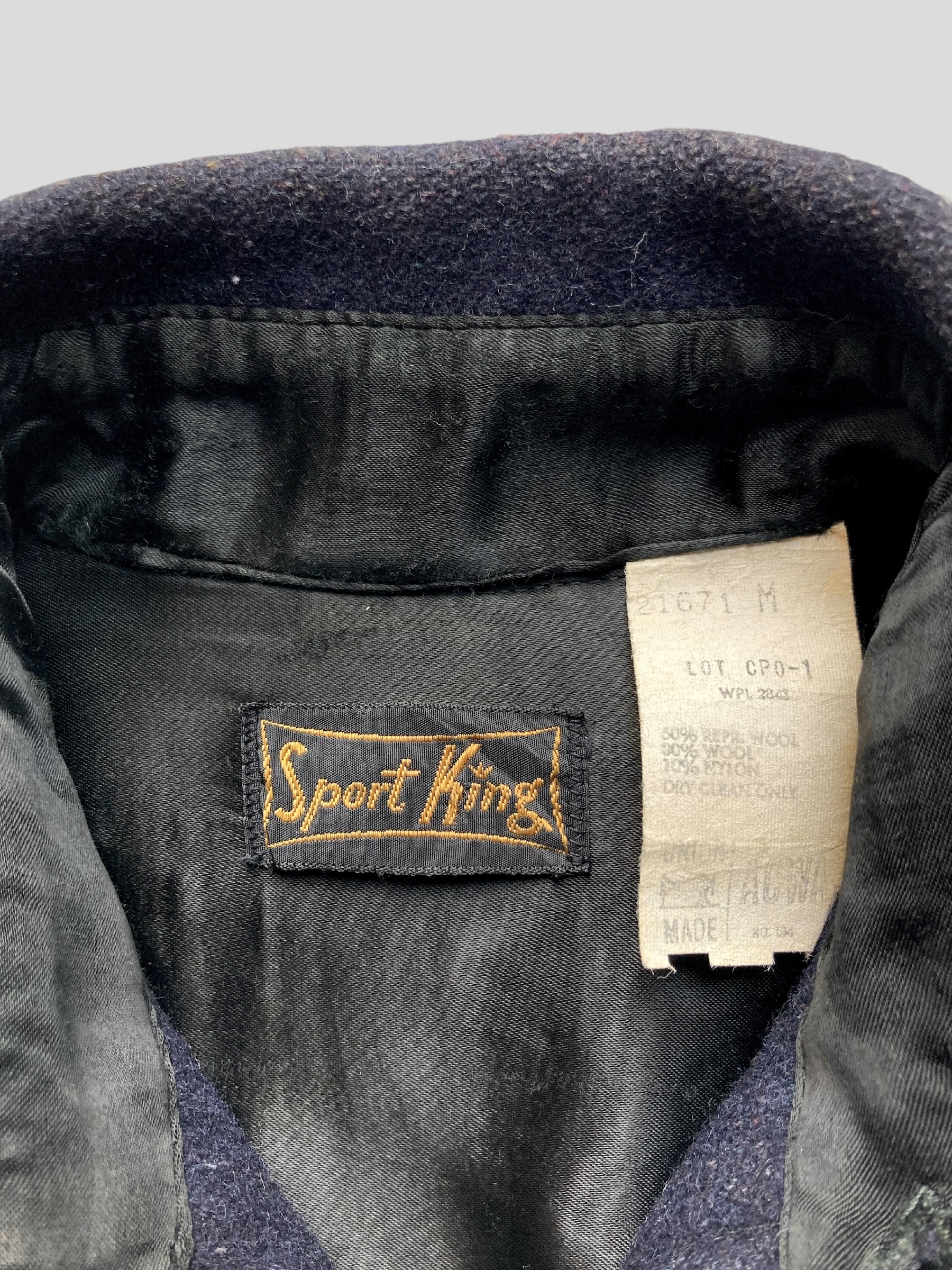 60's Sport King Wool CPO Shirt | Vintage.City