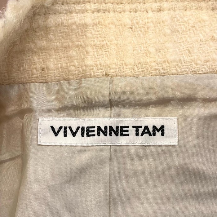 Y2K(2004) ＂VIVIENNE TAM＂刺繍入りツイードジャケット | Vintage.City 빈티지숍, 빈티지 코디 정보