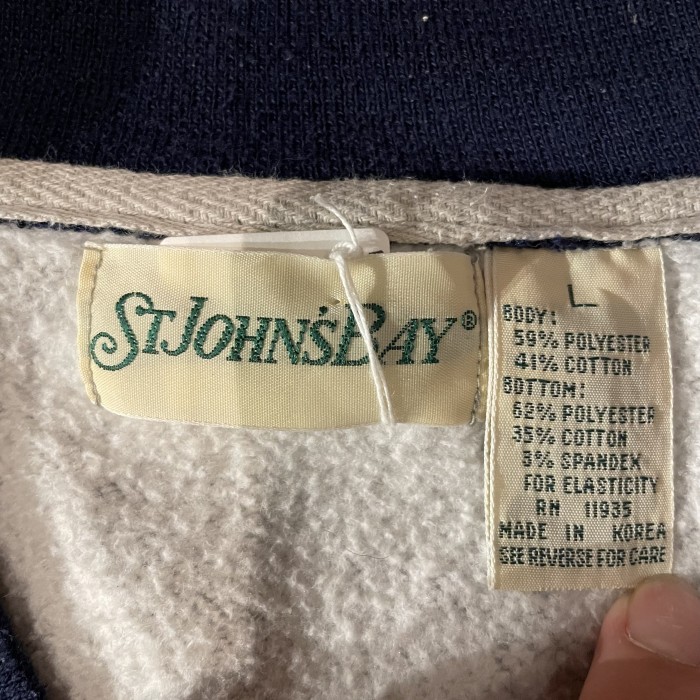 90's STJOHN'S BAY V-NECK sweat | Vintage.City 古着屋、古着コーデ情報を発信