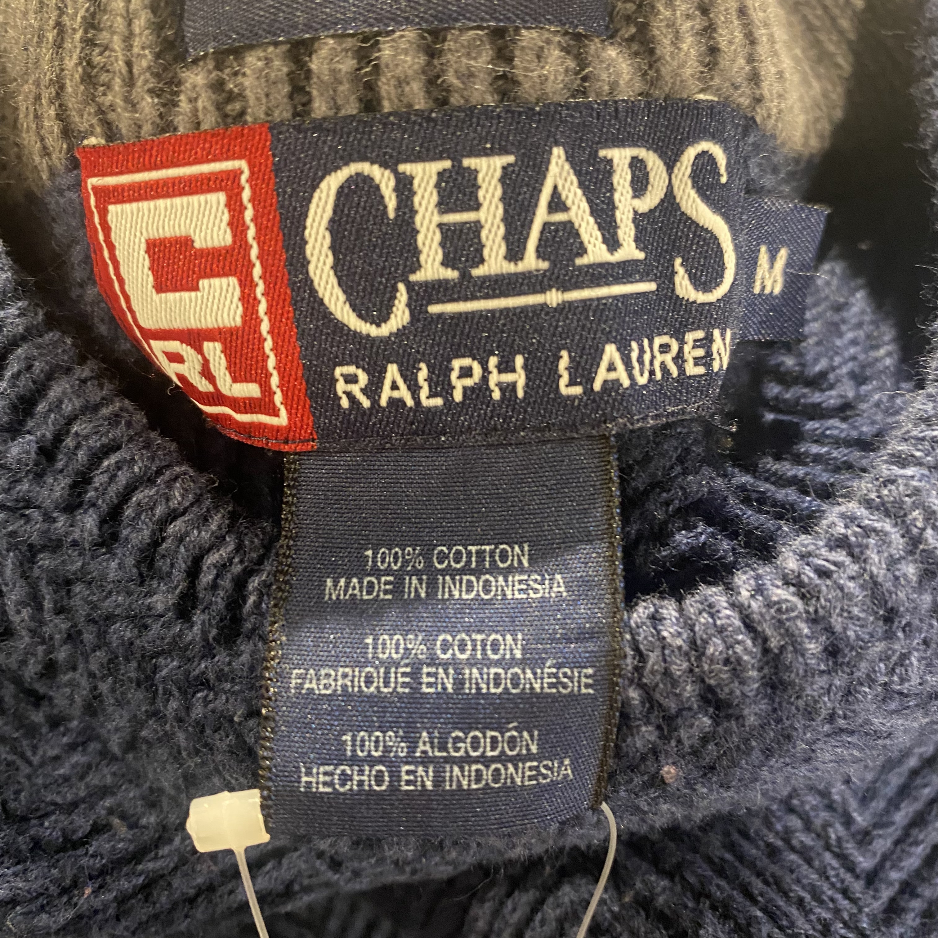 CHAPS RALPH LAUREN ワンポイントニット | Vintage.City