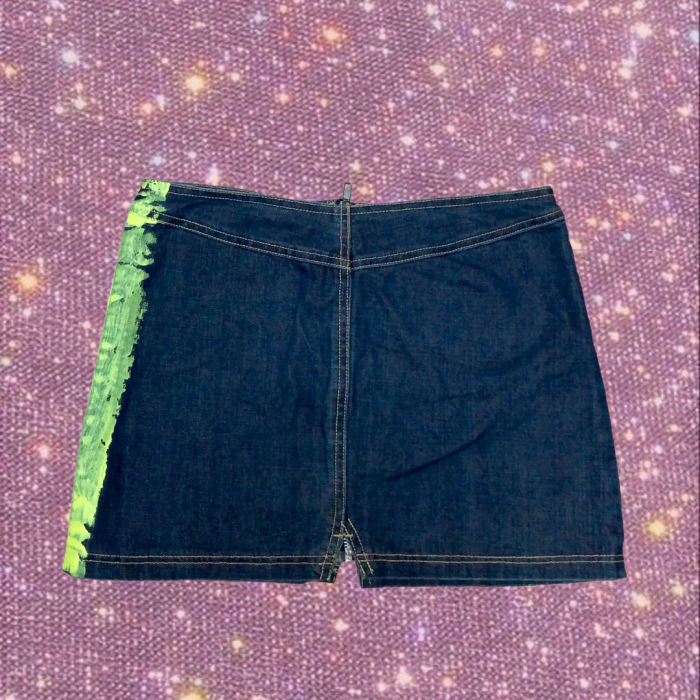 "coiGirlMaGic"Front Full Zip Denim skirt | Vintage.City 古着屋、古着コーデ情報を発信