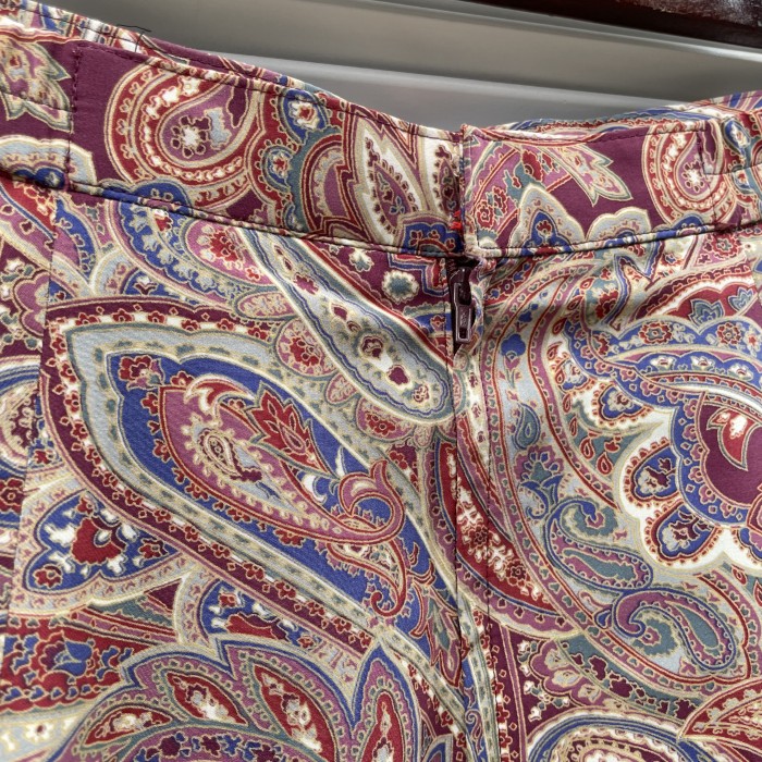 oriental pattern front button skirt | Vintage.City 빈티지숍, 빈티지 코디 정보