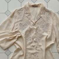 deadstock Shantou embroidered blouse | Vintage.City ヴィンテージ 古着
