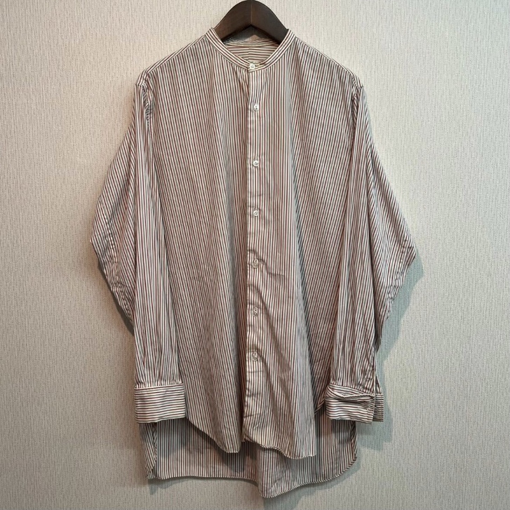ビンテージ 50s 半袖 ウールシャツ M グレー USA製 イタリアンカラー 