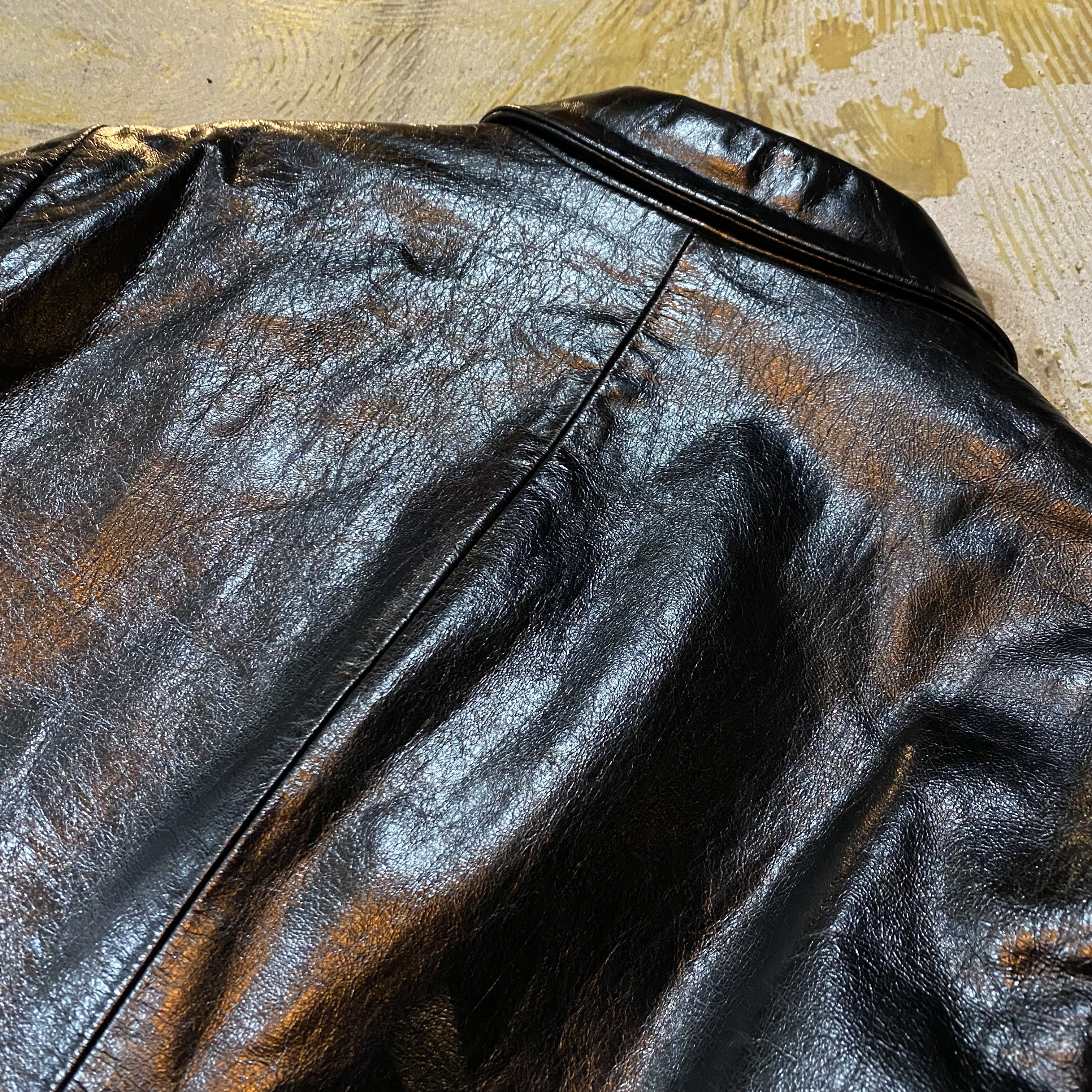 TAKEO KIKUCHI leather 3b tailored jacket | Vintage.City
