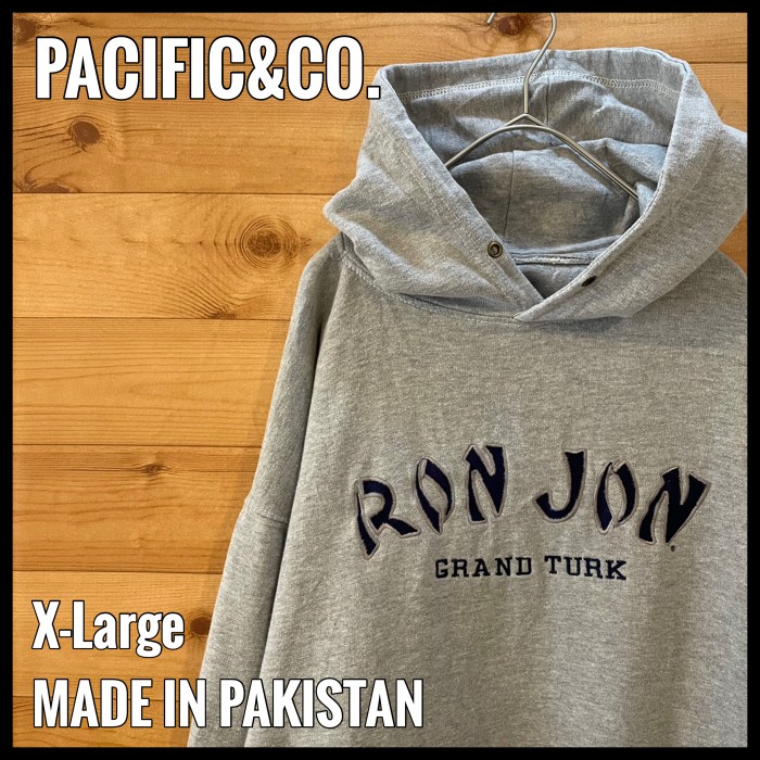 【PACIFIC&CO.】Ron Jon ロゴ スウェット パーカー XL 古着 | Vintage.City 古着屋、古着コーデ情報を発信