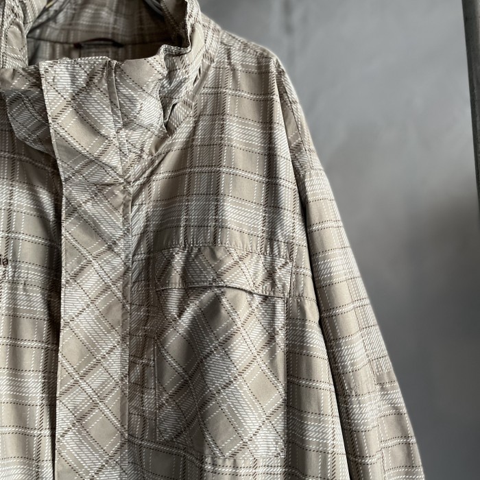 "Colombia" Madrascheck nylon ski jacket | Vintage.City 古着屋、古着コーデ情報を発信