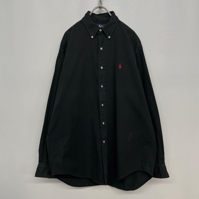 ”Ralph Lauren” L/S Shirt BLACK M | Vintage.City Vintage Shops, Vintage Fashion Trends