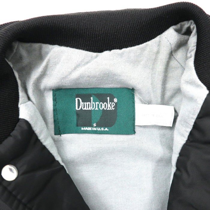 DUNBROOKE スタジャン S ブラック ナイロン USA製 | Vintage.City 古着屋、古着コーデ情報を発信