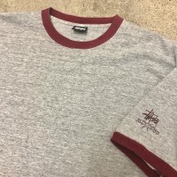 80s OLD STUSSY/Ringer Tee/USA製/黒タグ/L | Vintage.City ヴィンテージ 古着
