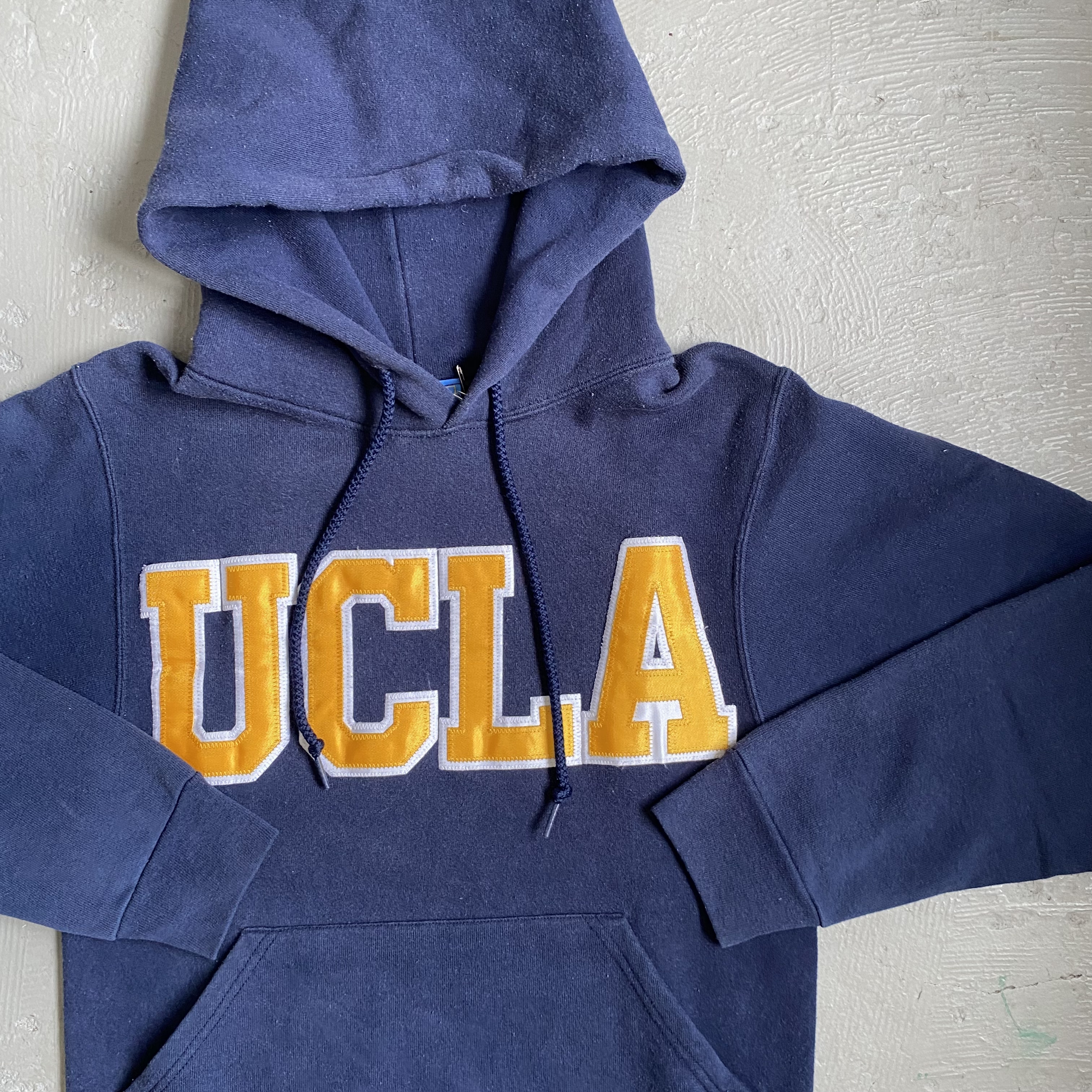 90s UCLA カレッジロゴパーカー USA製 ネイビー XS | Vintage.City