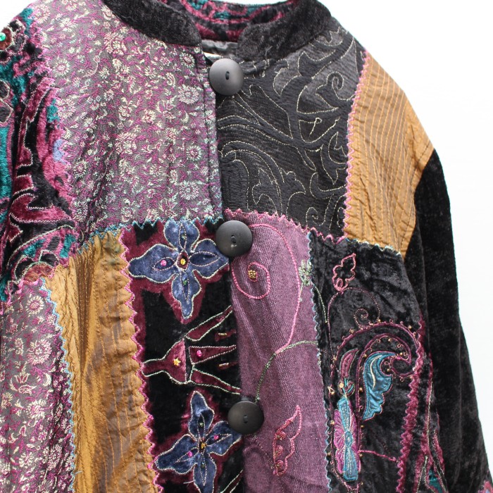 USA VINTAGE アメリカ古着クレイジーパターン刺繍デザインジャケット | Vintage.City 빈티지숍, 빈티지 코디 정보
