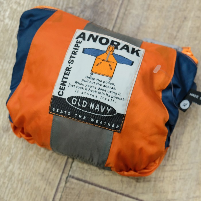 90s OLD NAVY nylon anorak "packable" | Vintage.City 빈티지숍, 빈티지 코디 정보