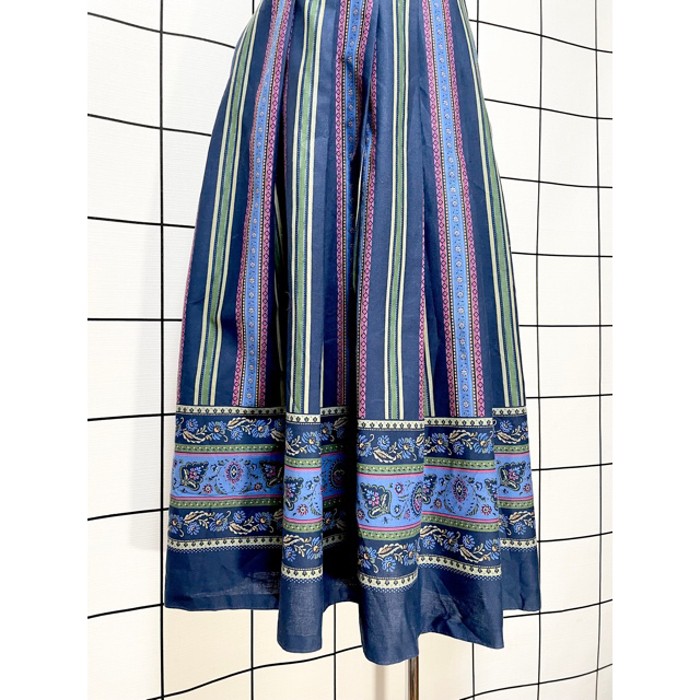 ストライプ 花柄 チロリアンスカート ドイツ民族衣装 オクトーバーフェスト | Vintage.City 古着屋、古着コーデ情報を発信