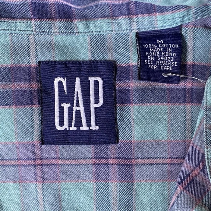 90s GAP L/S B.D shirt | Vintage.City 古着屋、古着コーデ情報を発信