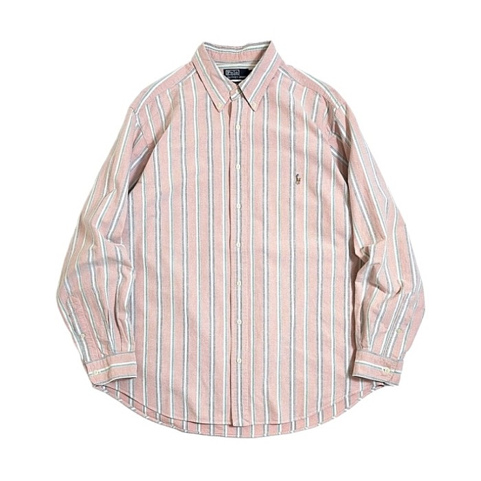 Ralph Lauren / Oxford stripe B.D shirt | Vintage.City 古着屋、古着コーデ情報を発信
