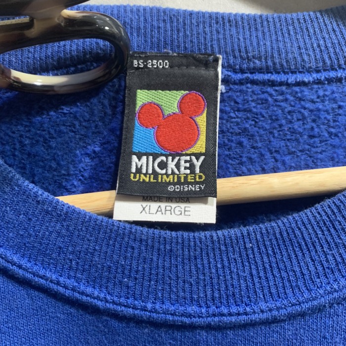 ミッキーマウス　USA産　スウェットトレーナー　ヴィンテージ　刺繍　XL | Vintage.City 古着屋、古着コーデ情報を発信