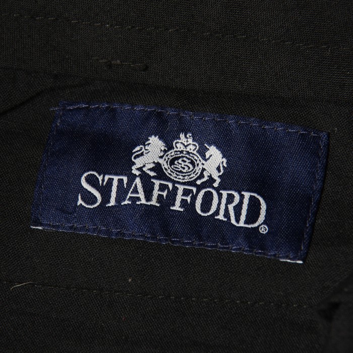 "STAFFORD" 2-Tuck Wide Slacks | Vintage.City 古着屋、古着コーデ情報を発信