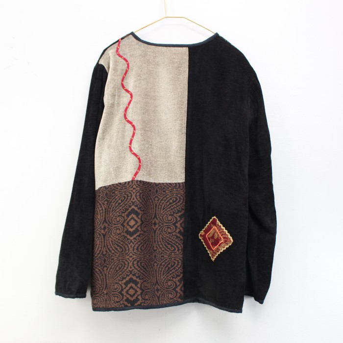 USA VINTAGE アメリカ古着クレイジーパターン刺繍デザインジャケット | Vintage.City 古着屋、古着コーデ情報を発信
