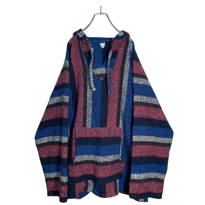 Big size multicolored Mexican parka | Vintage.City 古着屋、古着コーデ情報を発信