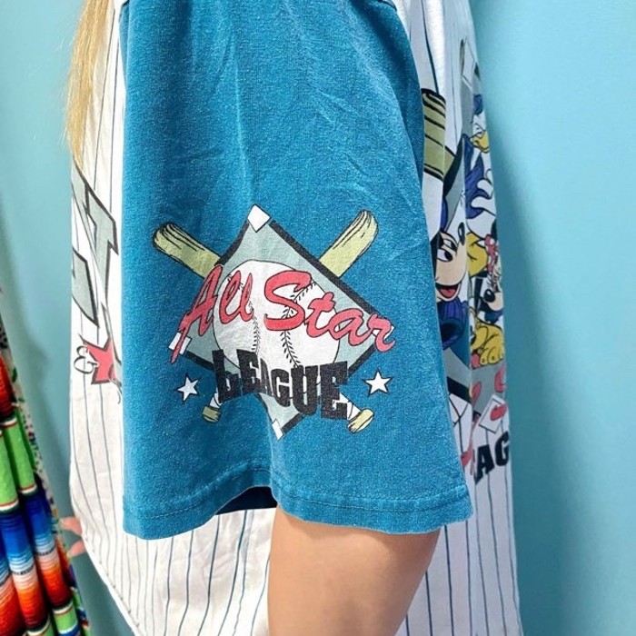 vintage／Mickey baseball shirt | Vintage.City 古着屋、古着コーデ情報を発信