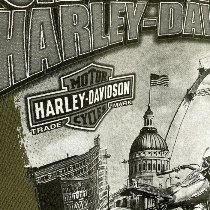 HARLEY-DAVIDSON L/S sweat pullover | Vintage.City 古着屋、古着コーデ情報を発信