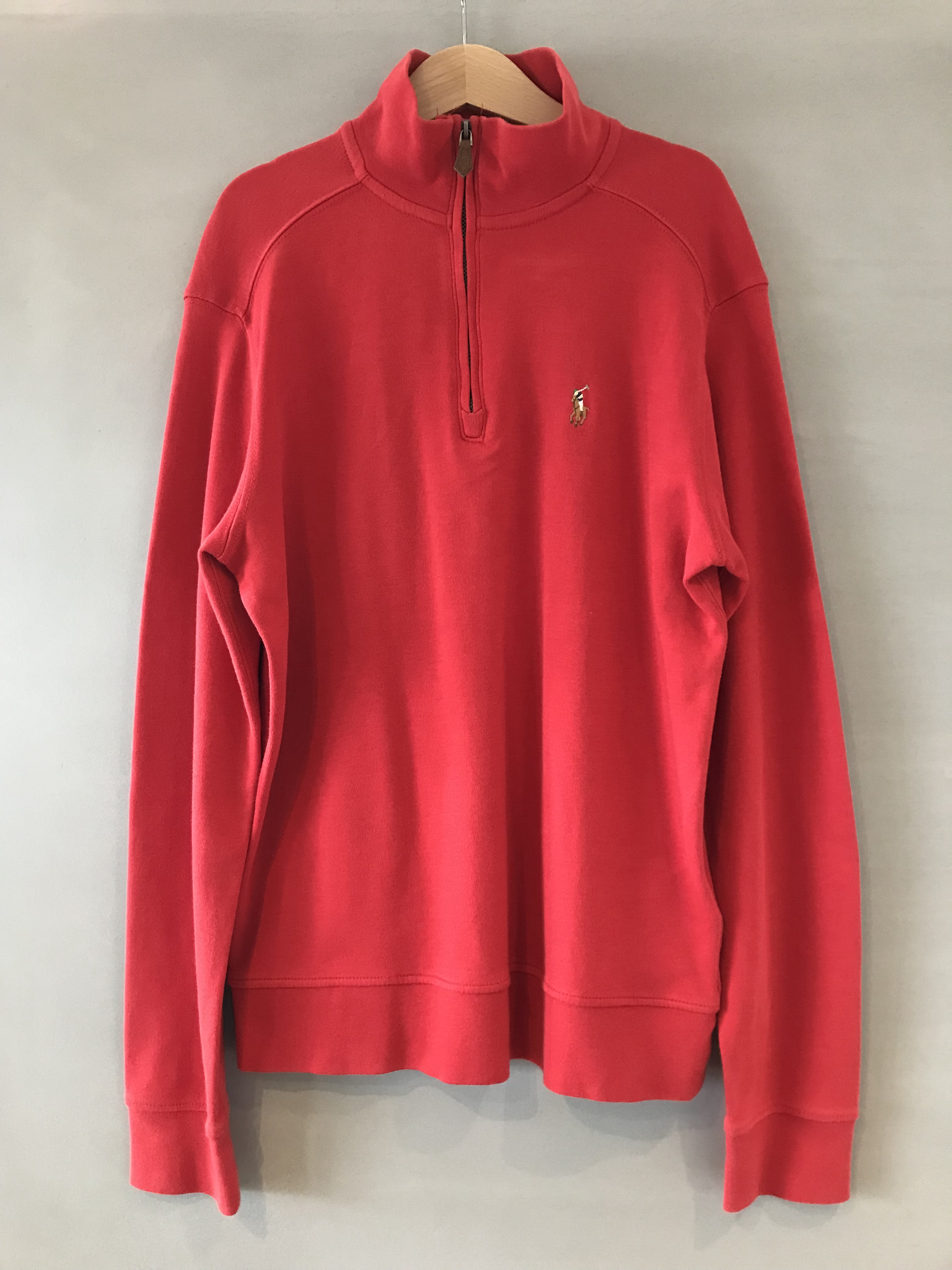 Polo Ralph Lauren ポロ ラルフローレン ハーフジップシャツ 赤 サイズ ...