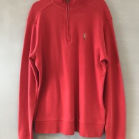 Polo Ralph Lauren ポロ ラルフローレン ハーフジップシャツ 赤 サイズM（10-12） | Vintage.City 古着屋、古着コーデ情報を発信