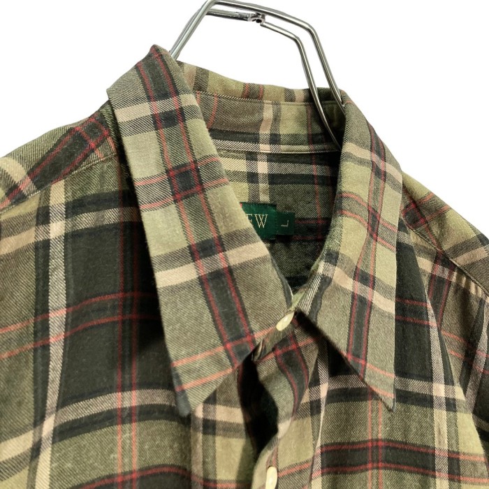 90s J.CREW L/S wool mix check shirt | Vintage.City 古着屋、古着コーデ情報を発信