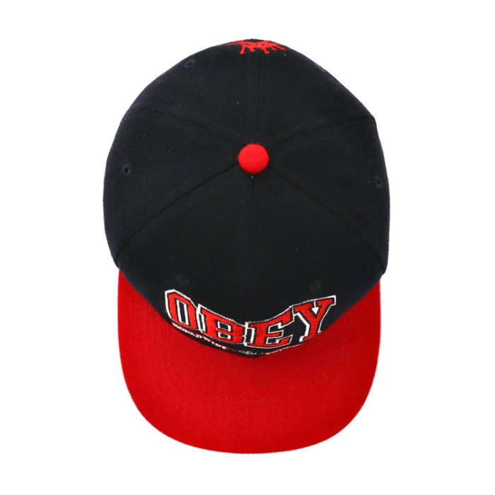 OBEY ベースボールキャップ スナップバック FREE ブラック ロゴ刺繍 | Vintage.City 古着屋、古着コーデ情報を発信