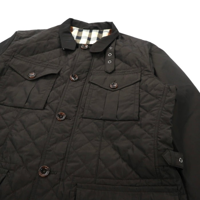 DAKS キルティング ハンティングジャケット M ブラウン 日本製 | Vintage.City 古着屋、古着コーデ情報を発信