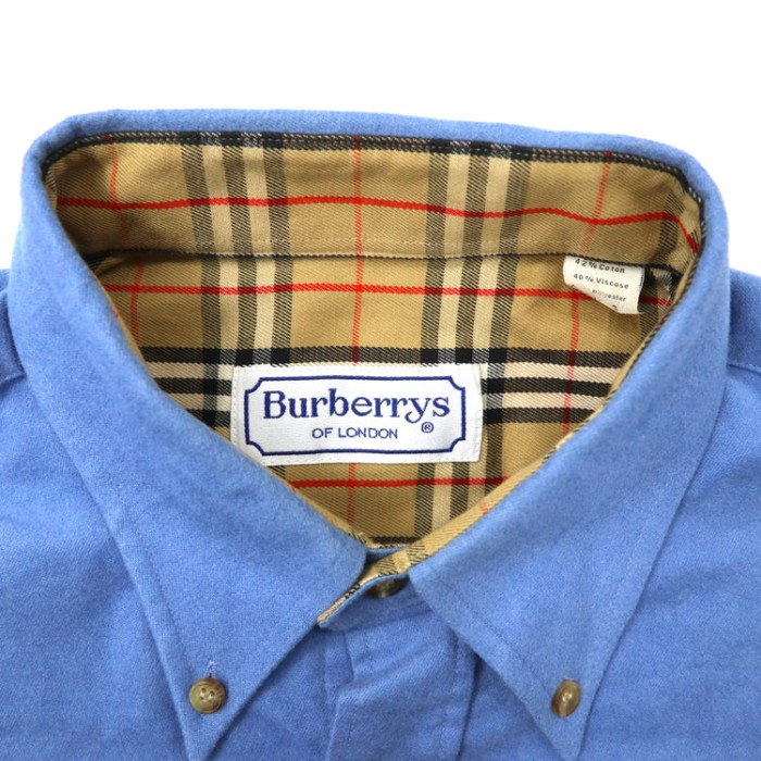 BURBERRYS フランネル ボタンダウンシャツ 41-16 ノバチェック | Vintage.City 古着屋、古着コーデ情報を発信