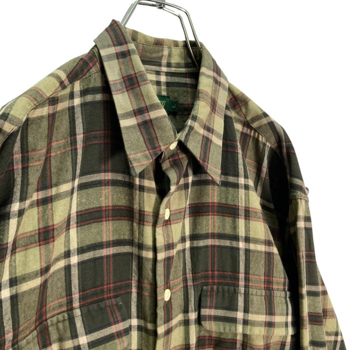 90s J.CREW L/S wool mix check shirt | Vintage.City 古着屋、古着コーデ情報を発信