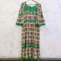 African print cotton long dress/2179 | Vintage.City ヴィンテージ 古着