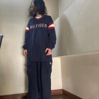 1990’s “TOMMY HILFIGER” L/S Football Tee | Vintage.City ヴィンテージ 古着
