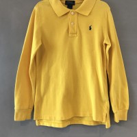 Polo Ralph Lauren ポロラルフローレン ロングポロシャツ 黄 サイズ7 （130cm） | Vintage.City 古着屋、古着コーデ情報を発信