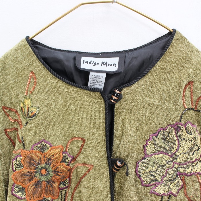 USA VINTAGE アメリカ古着花柄刺繍デザインジャケット | Vintage.City 古着屋、古着コーデ情報を発信