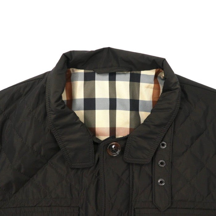 DAKS キルティング ハンティングジャケット M ブラウン 日本製 | Vintage.City 古着屋、古着コーデ情報を発信