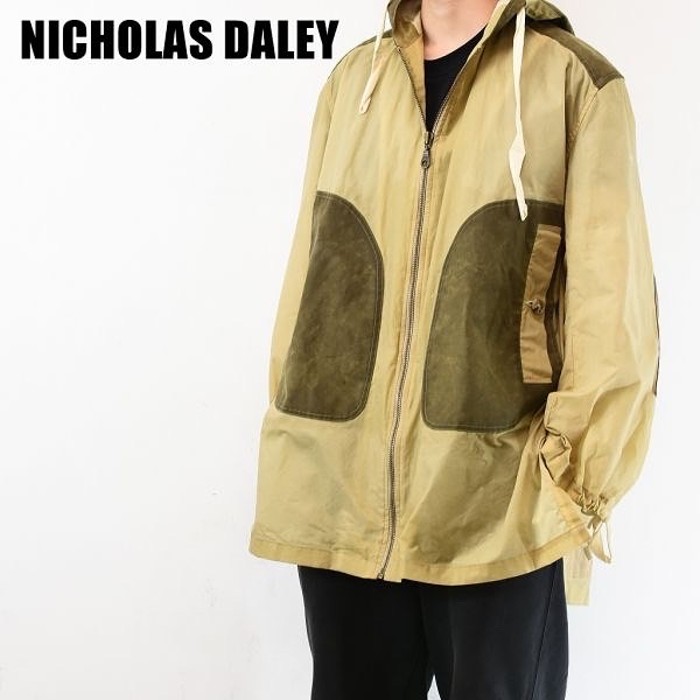 NICHOLAS DALEY ニコラスデイリー マウンテンパーカー ベージュ | Vintage.City 빈티지숍, 빈티지 코디 정보